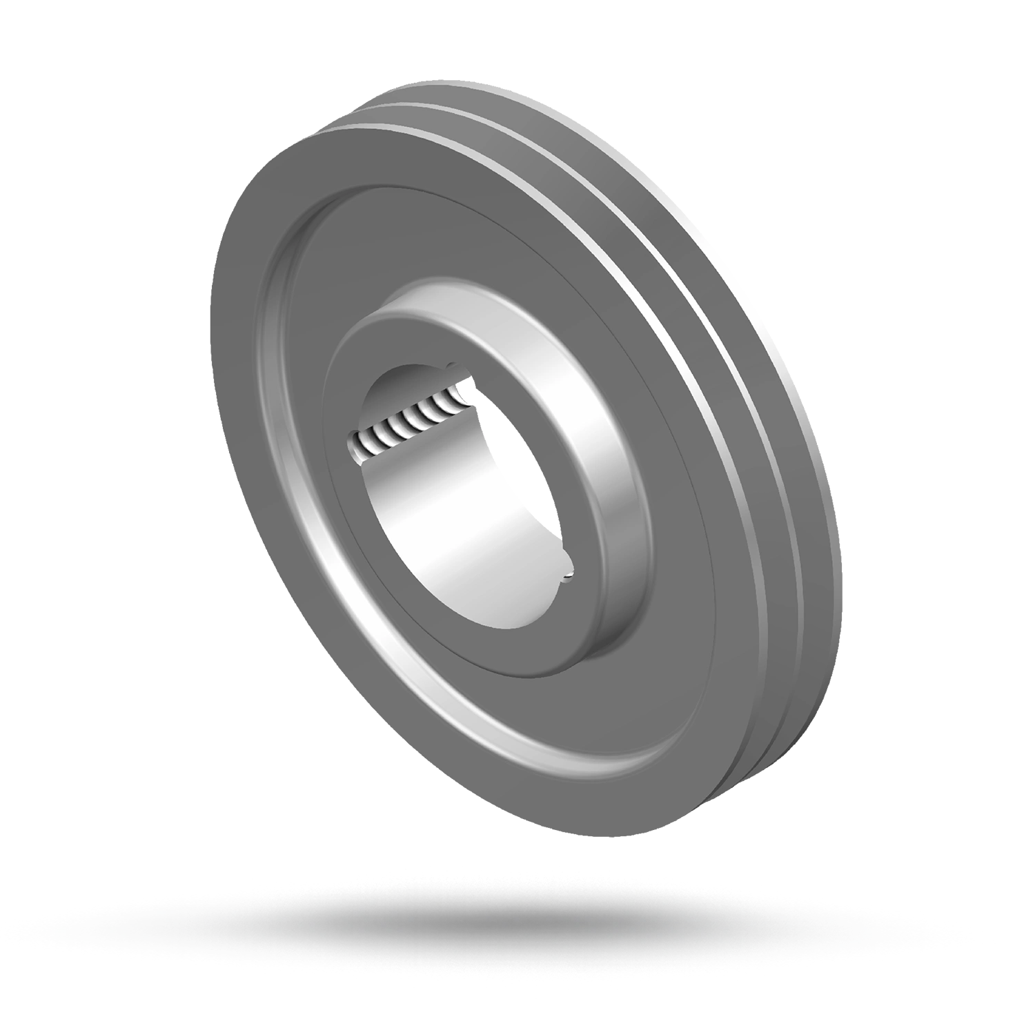 V-riemschijven taperbush gietijzer